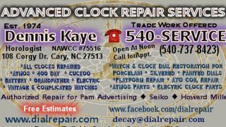 watch repair service cary Advanced Clock Repair Services