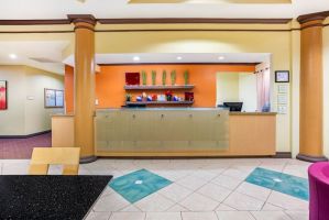 La Quinta Inn & Suites by Wyndham Raleigh Cary hotel lobby in Cary, North Carolina