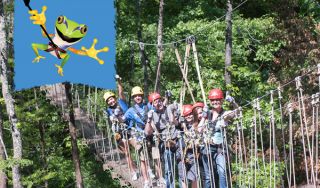 outdoor activity organiser fayetteville ZipQuest - Waterfall & Treetop Adventure