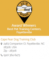 cat trainer fayetteville Cape Fear Dog Training Club