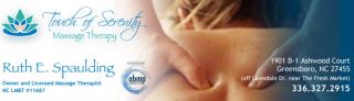 lymph drainage therapist greensboro Touch of Serenity Massage Therapy