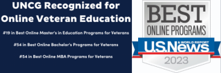 UNCG Recognized for Online Veteran Education (1)