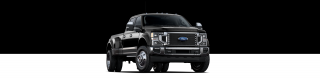 Ford f-450 black with a transparent background on top