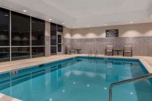 Pool at the La Quinta Inn & Suites by Wyndham Greensboro Arpt High Point in Greensboro, North Carolina