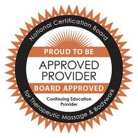 The Healing Arts and Massage School, LLC is approved by the National Certification Board for Therapeutic Massage and Bodywork (NCBTMB) as a continuing education Approved Provider. Provider Number 331623-00.