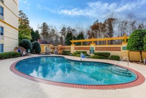 Pool at the La Quinta Inn & Suites by Wyndham Raleigh Crabtree in Raleigh, North Carolina